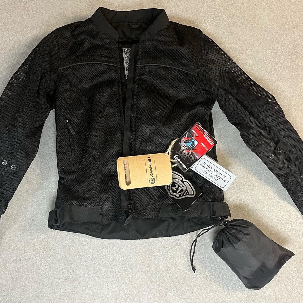 HIGHWAY 21 Women's Aira Mesh Motorcycle Jacket Women’s Small-BNWT &Hydra Guard